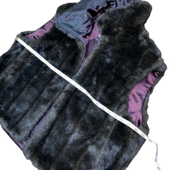 Vintage Kathleen for Sweet Herb Faux Fur Vest One Size - Picture 5 of 6